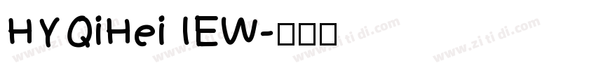 HYQiHei IEW字体转换
